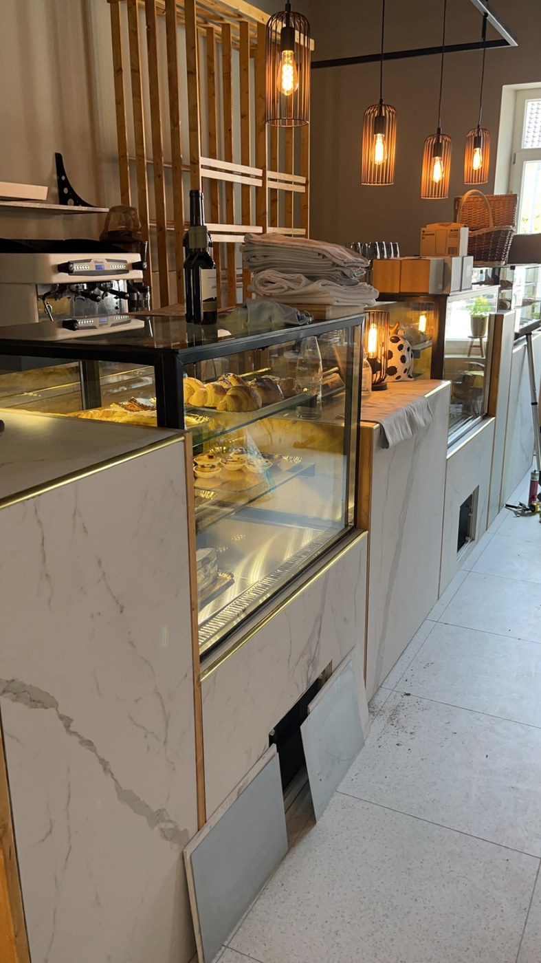 Vida Doce — finitions comptoir